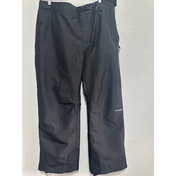 Outdoor Gear 3XL Snow Pants Black Insulated Waterproof Skiing Winter - Picture 1 of 6